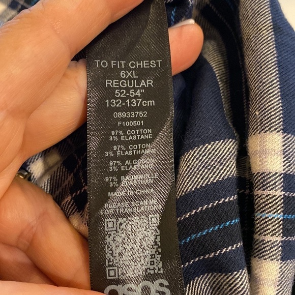 ASOS Oversized Plaid Flannel Shirt. - Picture 5 of 5